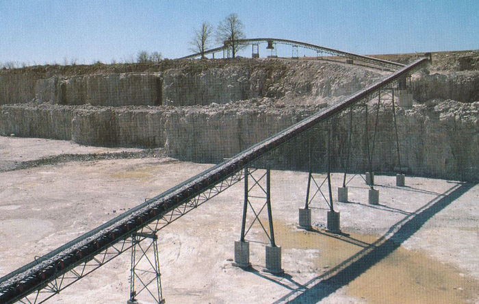 Marco Conveyor Transporting Aggregates