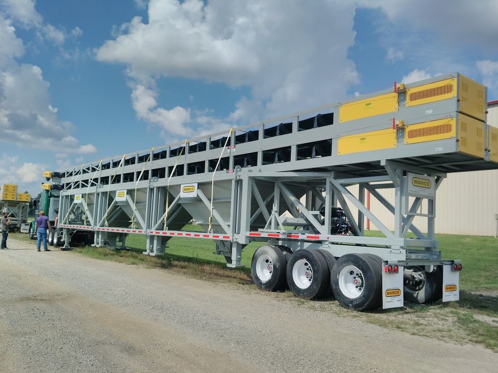 Marco Portable 3 Bin Ready for Transport
