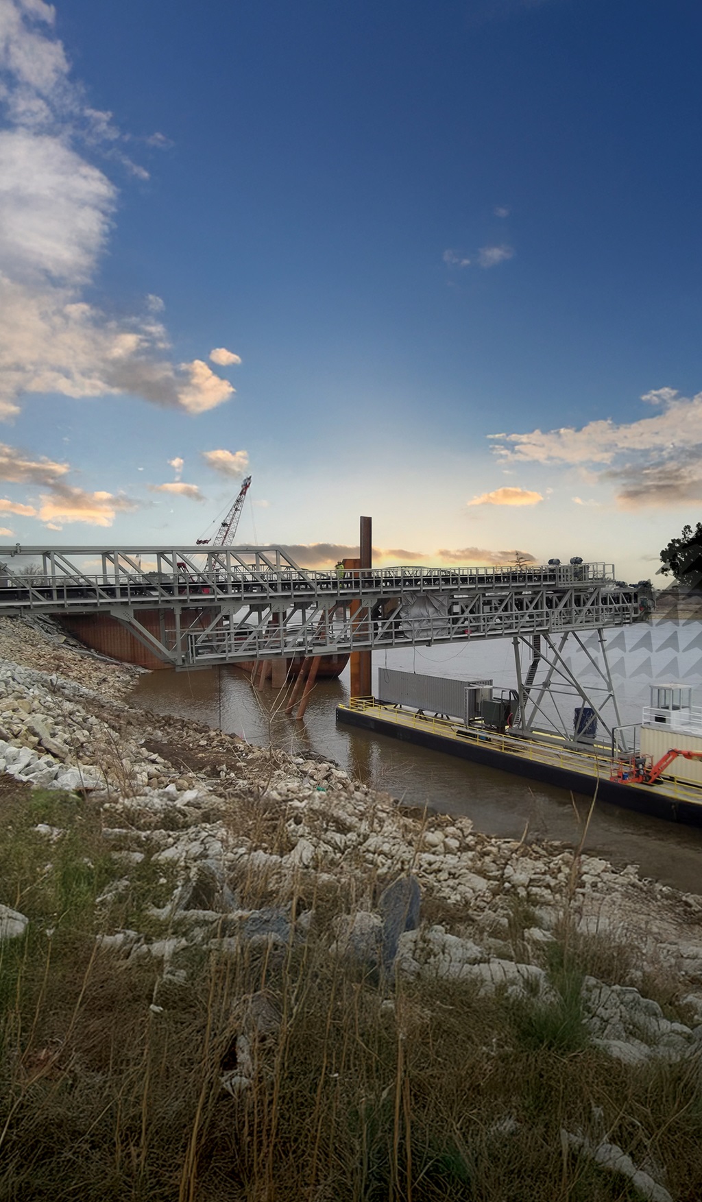 Conveyor Loading Barge