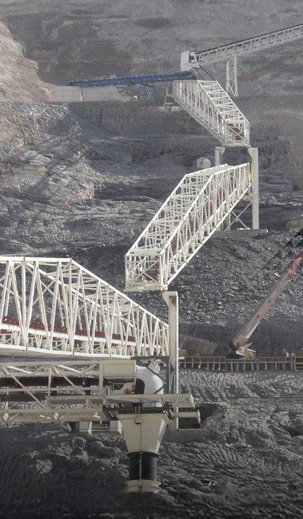 Conveying Material Down Cliff