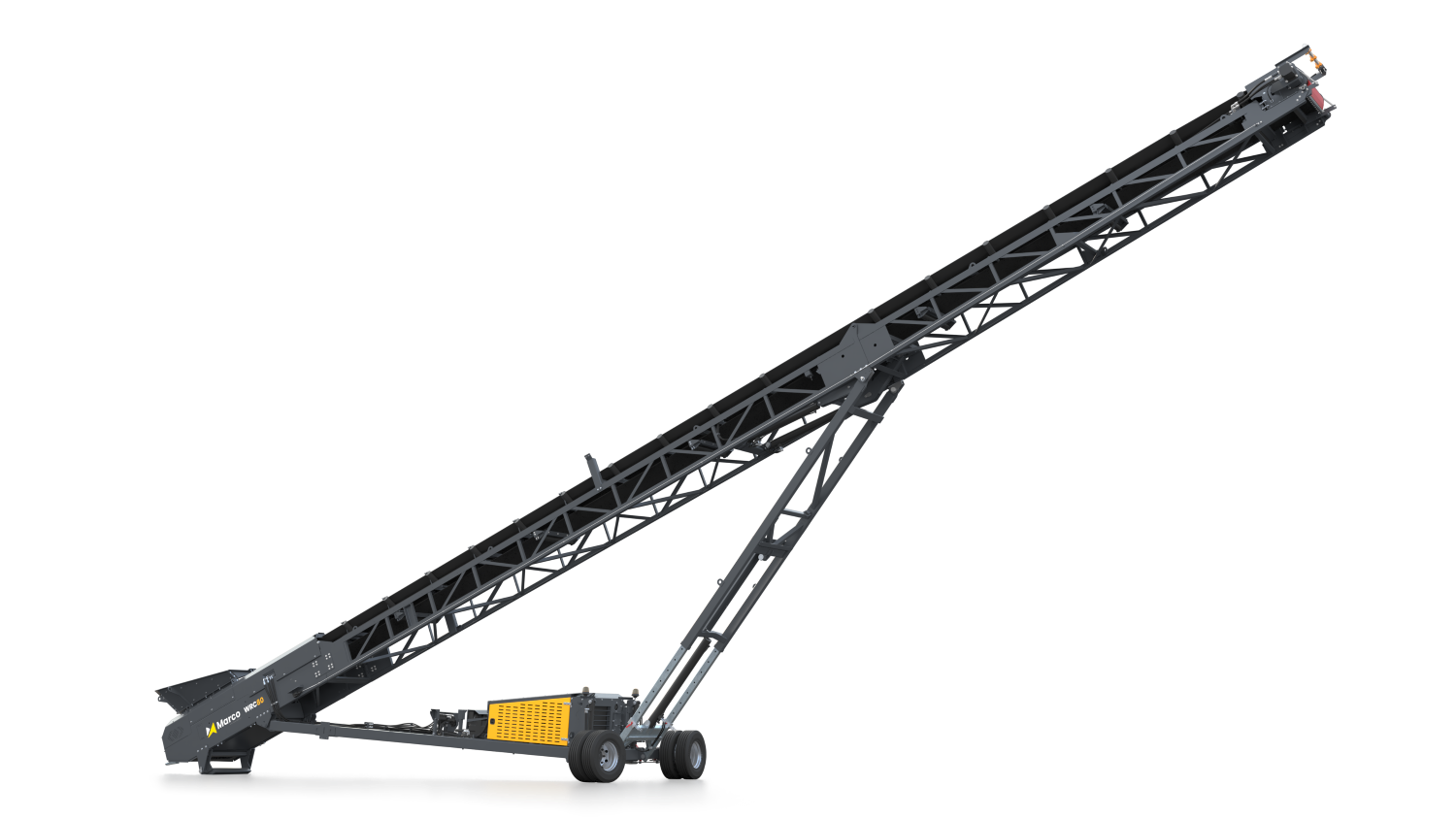 80' Wheeled Radial Conveyor