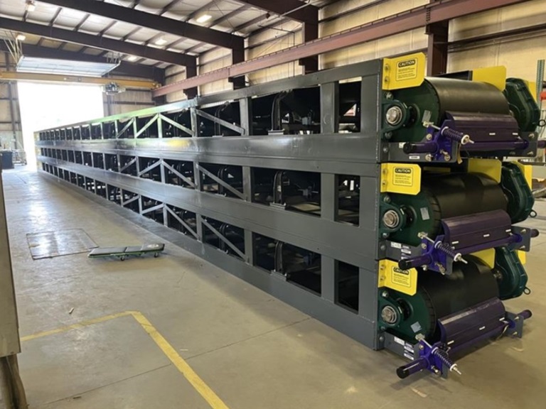 520 Stacked Conveyors in Marco Factory