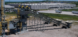 Portable Feeders Working In A Concrete Plant