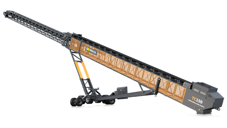 150ft Radial Telescopic Conveyor