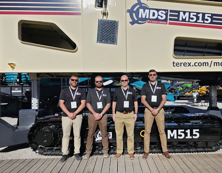 MDS trommels at Conexpo