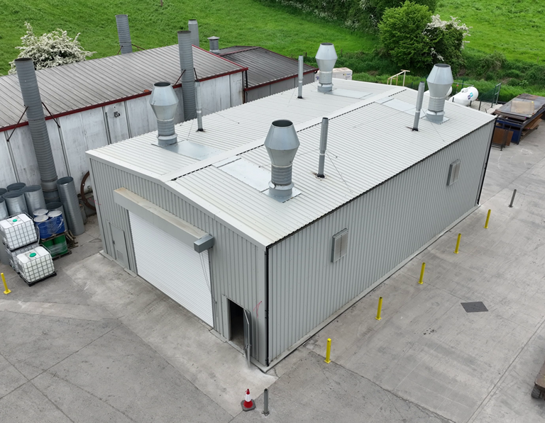 new paint shop facility MDS terex