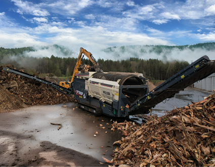 Terex MDS M518R Recycling Trommel Equipment