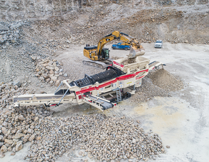 MDS M515 Redefines Rip Rap Processing in North America