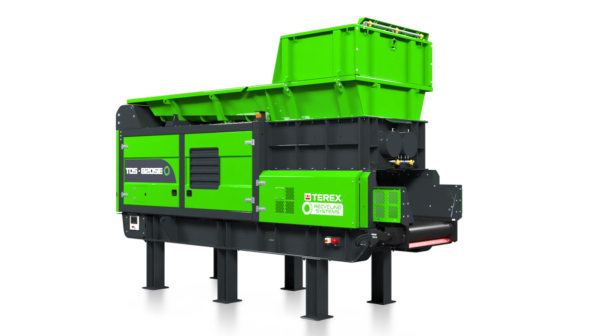 TDS-820SE | Low Speed Shredder | Terex Recycling Systems