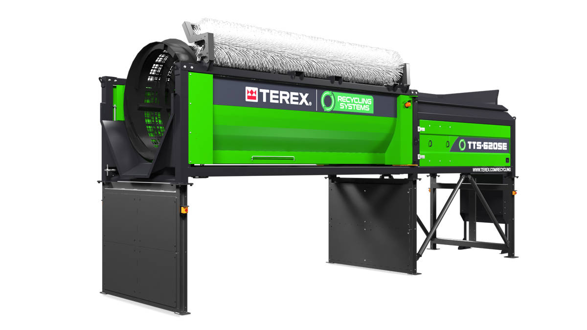 TTS-620SE | Static Electric Trommel Screen | Terex Recycling Systems