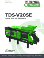 Terex Recycling Systems TDS-V20SE Twin Shaft Shredder Brochure For Download