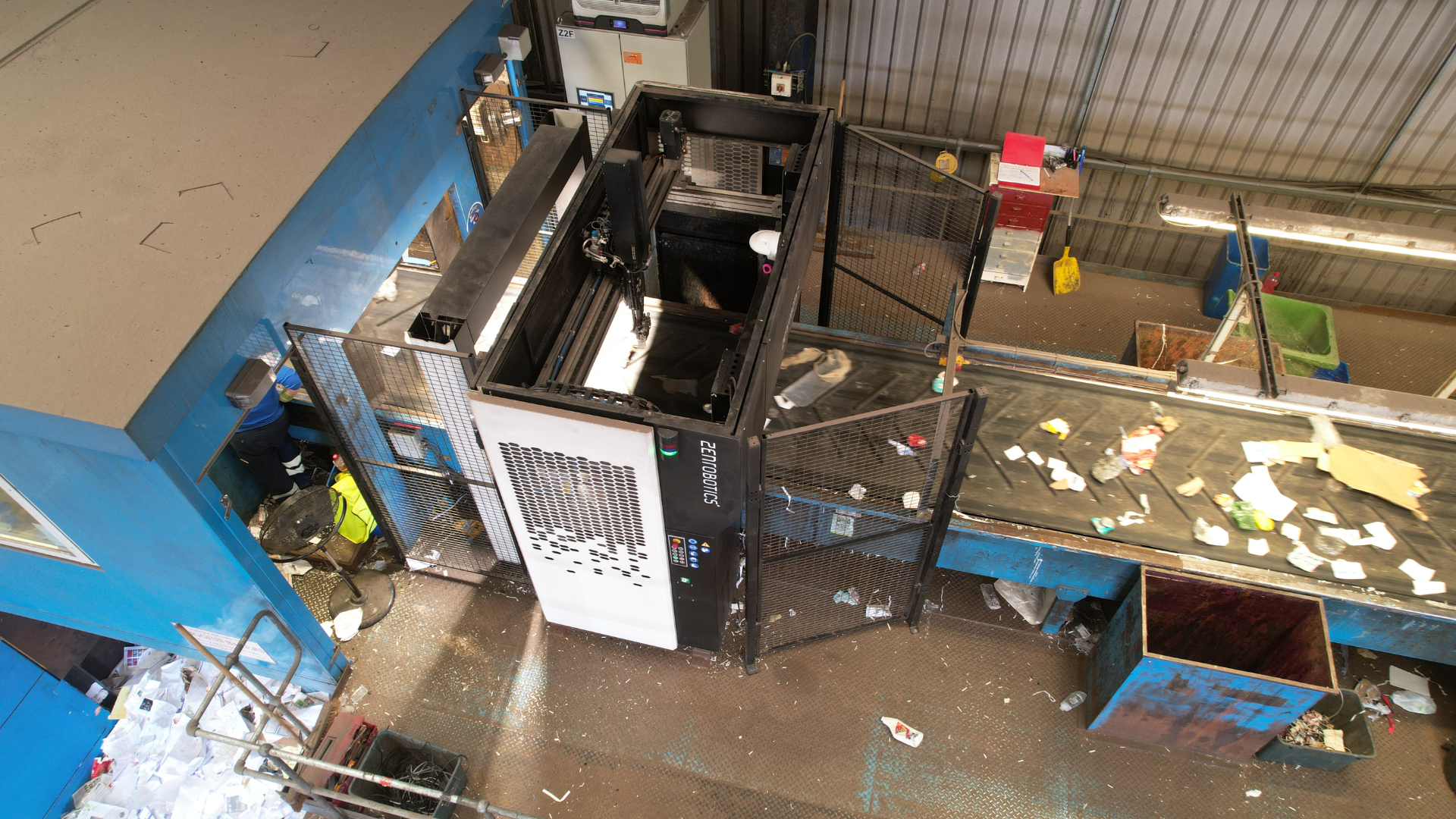 ZenRobotics Robot Working at Waste Sorting Facility